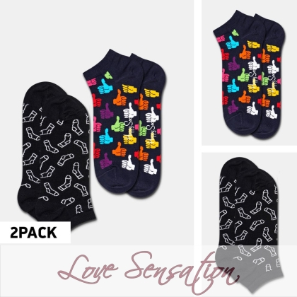 2 Бр. Чорапи Happy  Socks THU02-6500