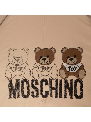 Чадър MOSCHINO Supermini  8061 "Scribble bears"