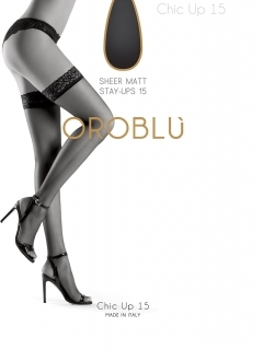 Силиконови чорапи OROBLU Stay-up Chic-up 15